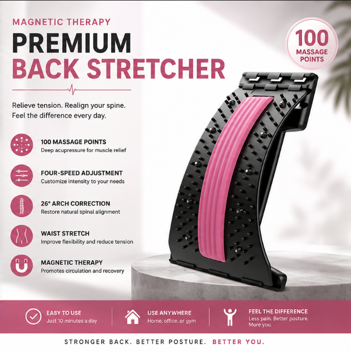Lumbar Support Back Massager