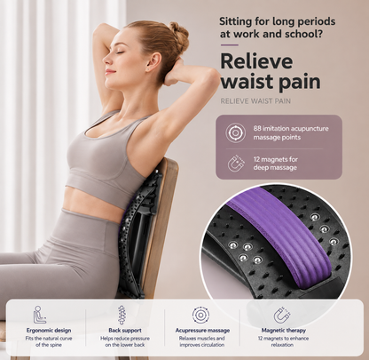 Lumbar Support Back Massager