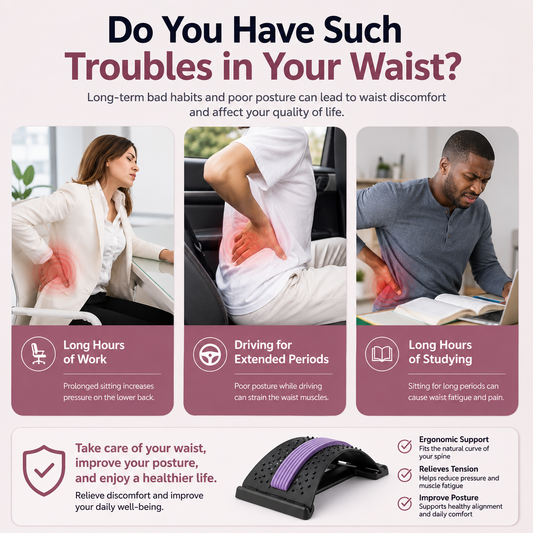 Lumbar Support Back Massager
