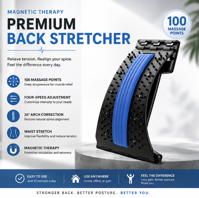 Lumbar Support Back Massager